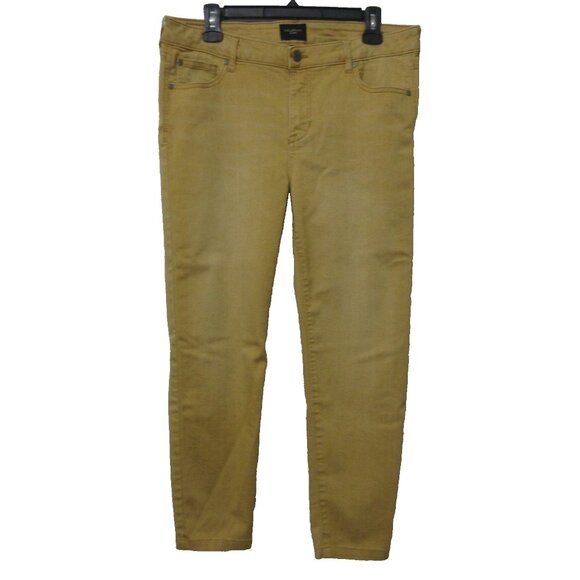 Celebrity Pink Junior Capri Sz 15/32 Mid Rise Ankle Skinny 5-Pocket Harvest Dark - Picture 1 of 7